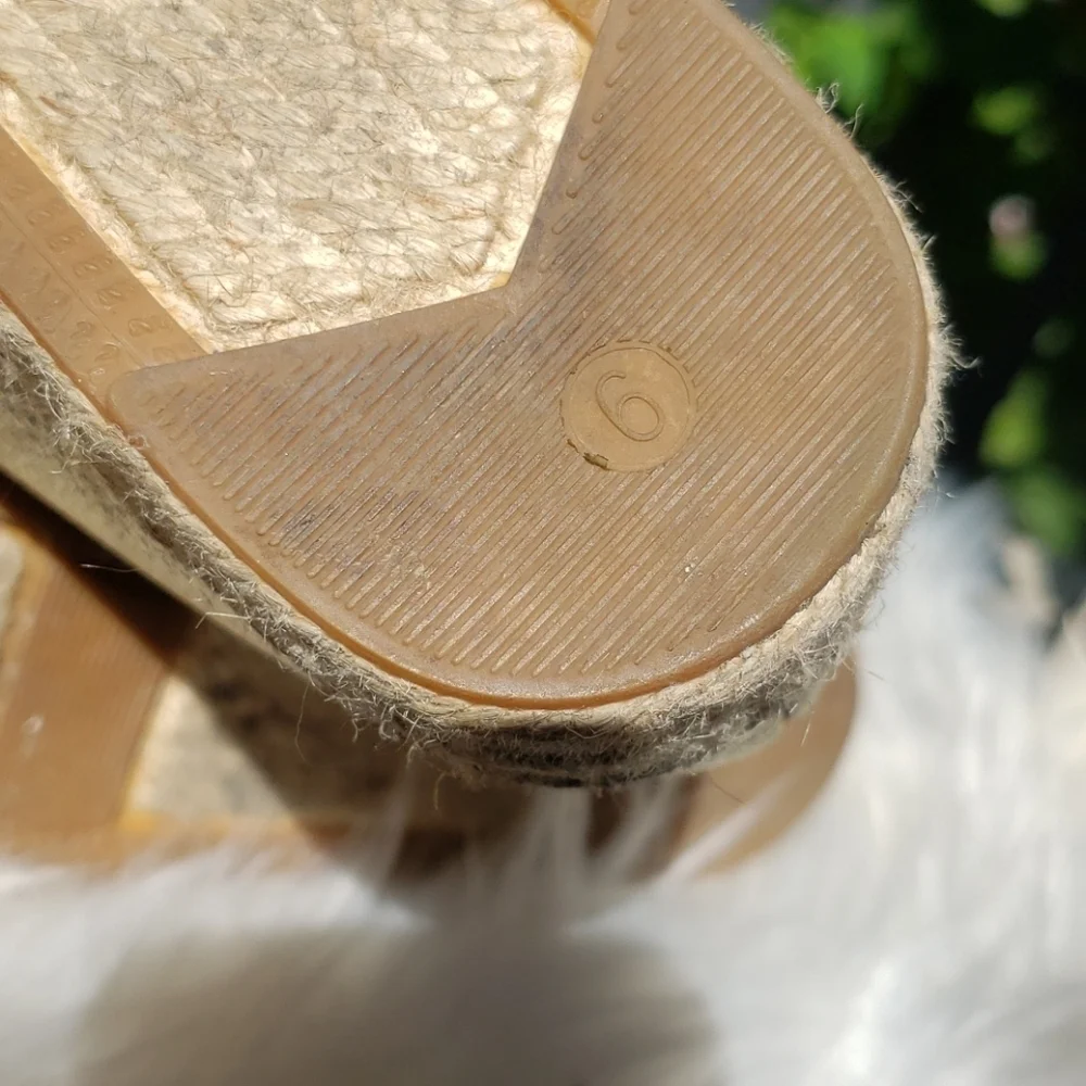 Kate Spade Gold Espadrilles 6 Loranne